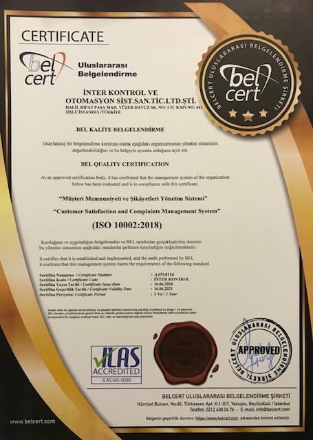 Kalite Belgemiz iso 10002